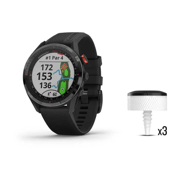 Garmin Approach S62 bundle, black with black band - 010-02200-02 | MunroKennels.com