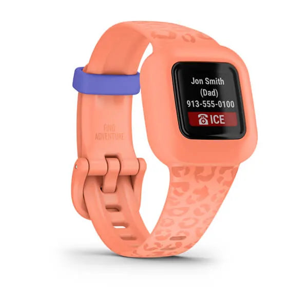 Garmin vofit jr. 3, Peach Leopard - 010-02441-24 | MunroKennels.com