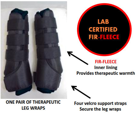 Therapeutic Horse Quick Wraps - FIR-FLEECE