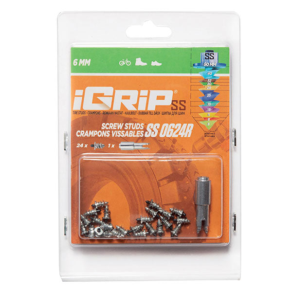 Igrip Shouldered Racing Tire Studs 6MM 24Pk (SS-0624R) | MunroPowersports.com