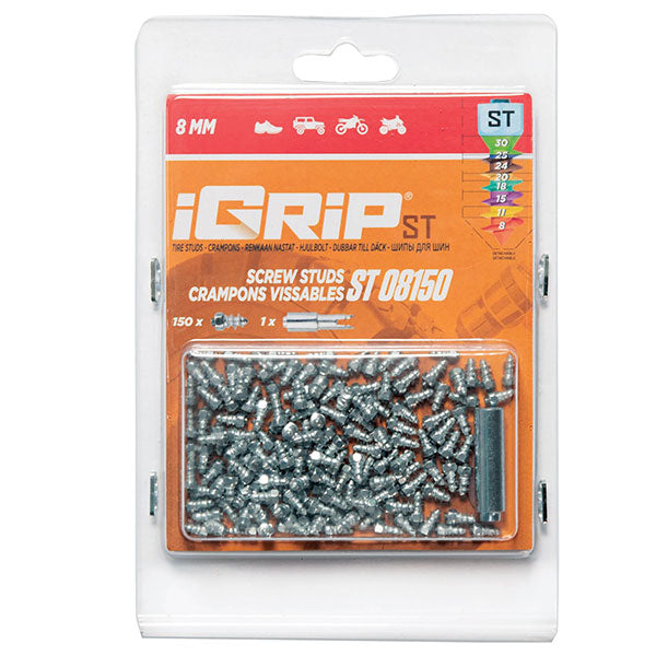 Igrip SStandard Studs 8MM 150Pk (ST-08150) | MunroPowersports.com