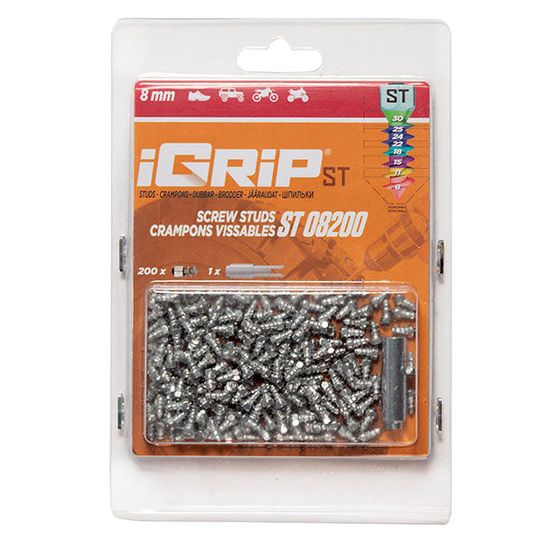 Igrip SStandard Studs 8MM 200Pk (ST-08200) | MunroPowersports.com