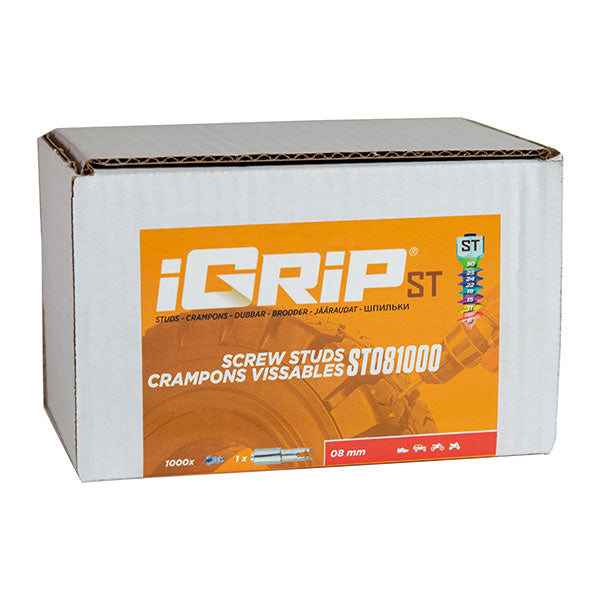 Igrip SStandard Studs 8MM 1000Pk (ST-081000) | MunroPowersports.com