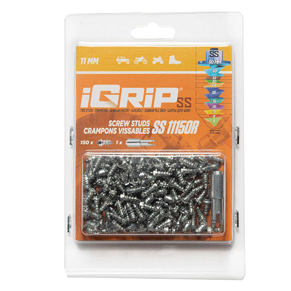 Igrip Shouldered Racing Tire Studs 11MM 150Pk - 02-01127 | MunroPowersports.com