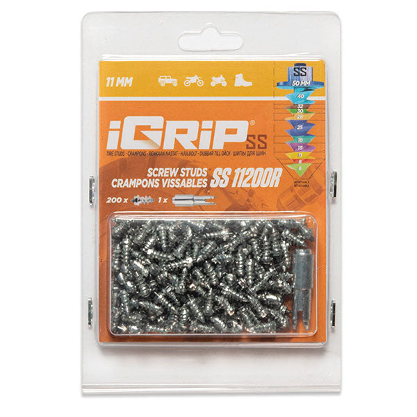Igrip Shouldered Racing Tire Studs 11MM 200Pk - 02-01128 | MunroPowersports.com