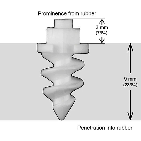 Igrip Shouldered Ceramic Tire Studs 11MM 1000Pk - 02-01134 | MunroPowersports.com