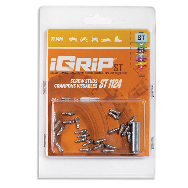 Igrip Standard Studs 11MM 24Pk - 02-01135 | MunroPowersports.com