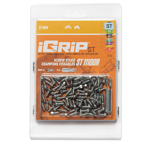 Igrip Standard Racing Studs 11MM 100Pk - 02-01140 | MunroPowersports.com
