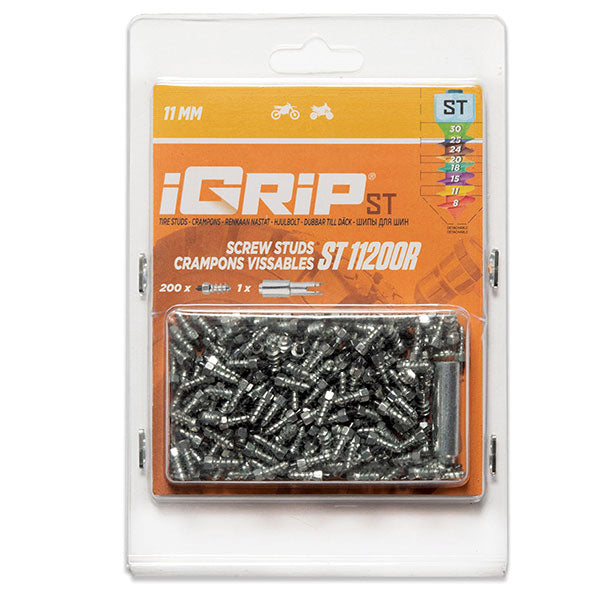 Igrip Standard Racing Studs 11MM 200Pk - 02-01142 | MunroPowersports.com
