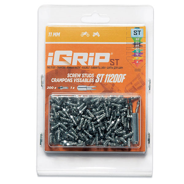 Igrip Standard Studs 11MM 200Pk - 02-01146 | MunroPowersports.com