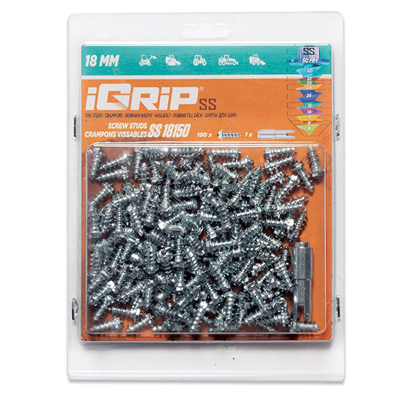 Igrip Shouldered Tire Studs 18MM 150Pk (SS-18150) | MunroPowersports.com