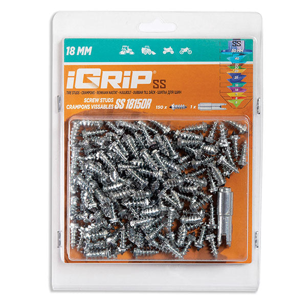 Igrip Shouldered Racing Tire Studs 18MM 150Pk (SS-18150R) | MunroPowersports.com