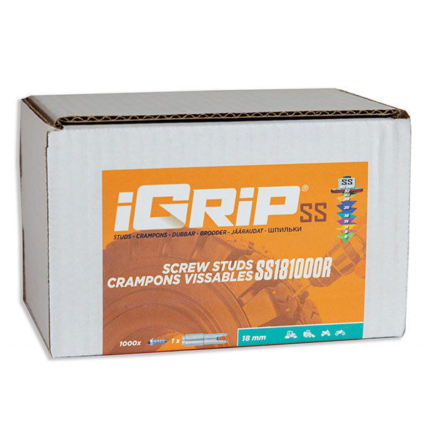 Igrip Shouldered Racing Tire Studs 18MM 1000Pk (SS-181000R) | MunroPowersports.com