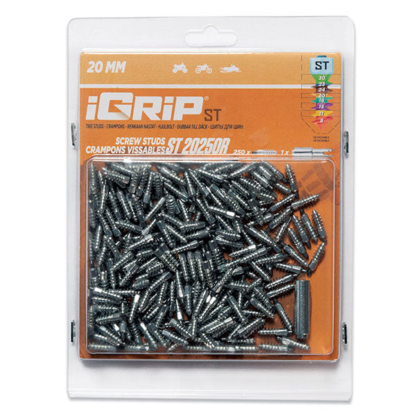 Igrip Standard Racing Studs 20MM 250Pk (ST-20250R) | MunroPowersports.com