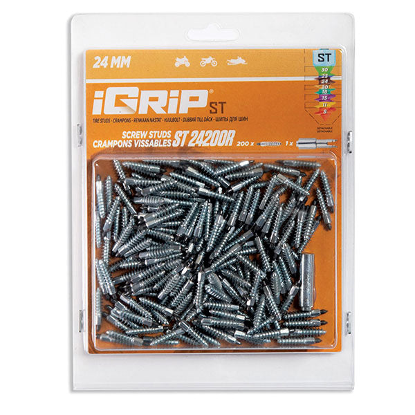 Igrip Standard Racing Studs 24MM 200Pk (ST-24200R) | MunroPowersports.com
