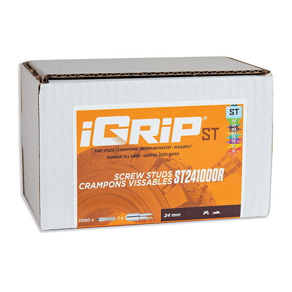 Igrip Standard Racing Studs 24MM 1000Pk (ST-241000R) | MunroPowersports.com