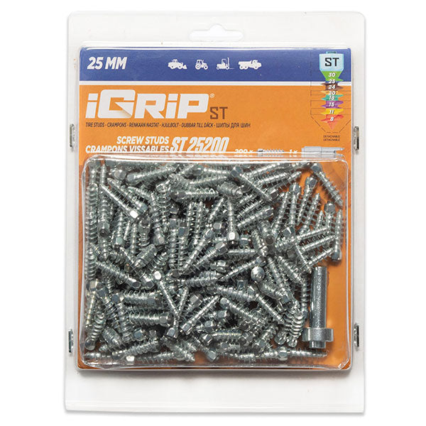 Igrip Standard Studs 25MM 200Pk (ST-25200) | MunroPowersports.com