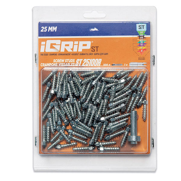 Igrip Standard Racing Studs 25MM 100Pk (ST-25100R) | MunroPowersports.com