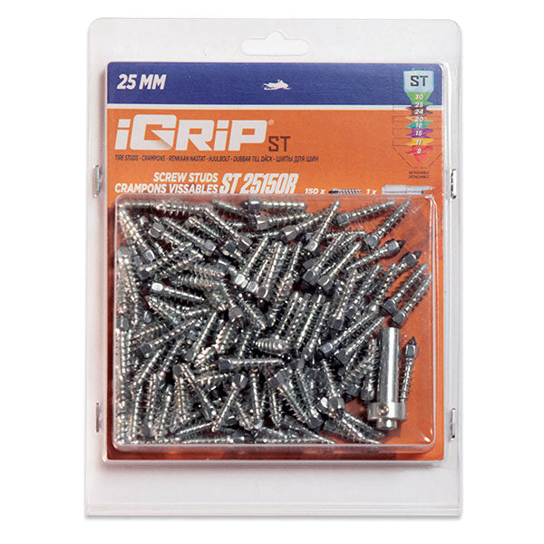 Igrip Standard Racing Studs 25MM 150Pk (ST-25150R) | MunroPowersports.com