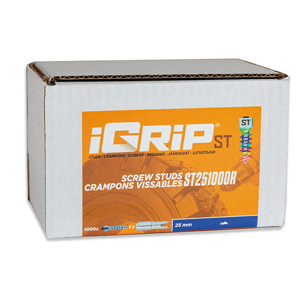Igrip Standard Racing Studs 25MM 1000Pk (ST-251000R) | MunroPowersports.com