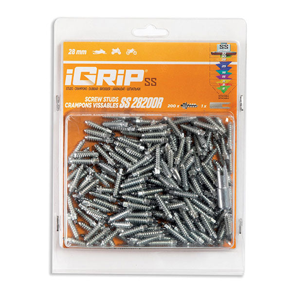 Igrip Shouldered Racing Tire Studs 28MM 200Pk (SS-28200R) | MunroPowersports.com