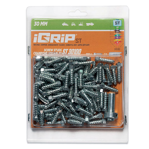 Igrip Standard Studs 30MM 100Pk (ST-30100) | MunroPowersports.com