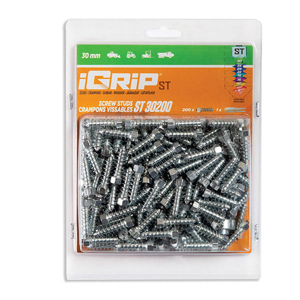 Igrip Standard Studs 30MM 200Pk (ST-30200) | MunroPowersports.com