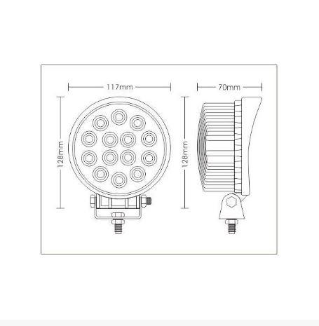 927R LED Round Work Light - BEST SELLER