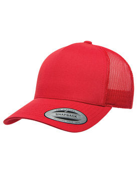 Yupoong Adult 5-Panel Retro Trucker Cap - 6506 | MunroPowersports.com