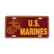 Rothco US Marines License Plate - 1370 | MunroPowersports.com
