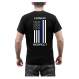 Rothco Honor and Respect 2-Sided Thin Blue Line Flag T-Shirt - Black - 1844 | MunroPowersports.com