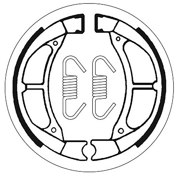 SBS BRAKE SHOES WITH SPRINGS (5192021100)