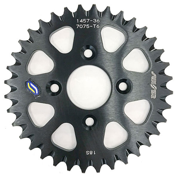 Sunstar Works Triplestar Aluminum Rear Sprockets (5-145736Bk) | MunroPowersports.com