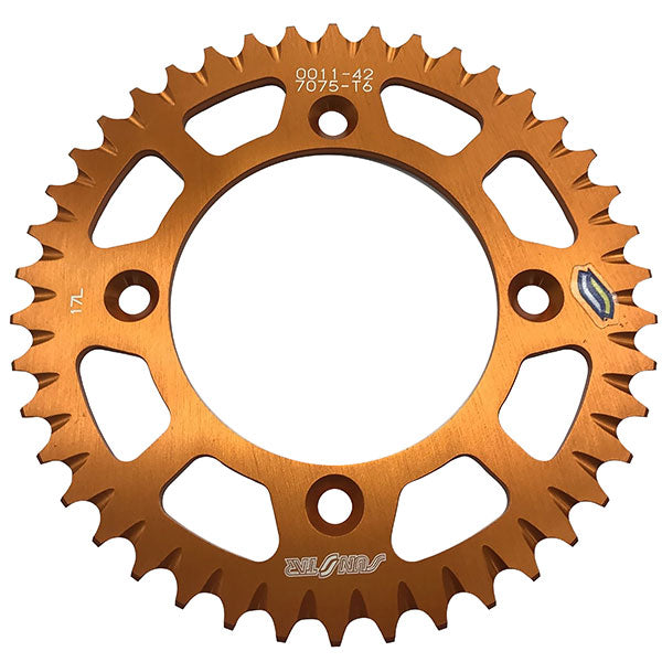 Sunstar Works Triplestar Aluminum Rear Sprockets (5-001042Or) | MunroPowersports.com