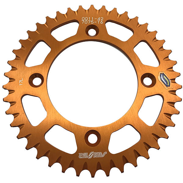 Sunstar Works Triplestar Aluminum Rear Sprockets (5-001142Or) | MunroPowersports.com