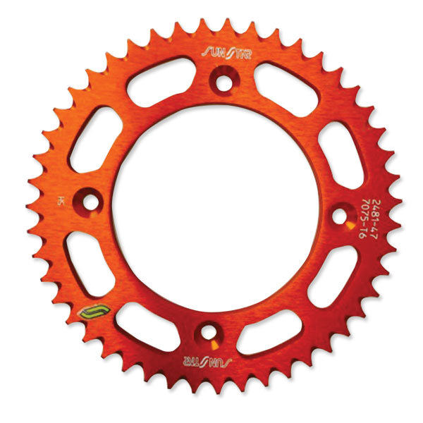 Sunstar Works Triplestar Aluminum Rear Sprocket (5-248147Or) | MunroPowersports.com
