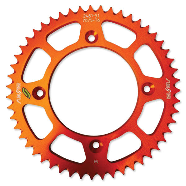 Sunstar Works Triplestar Aluminum Rear Sprocket (5-248151Or) | MunroPowersports.com