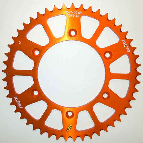 Sunstar Works Triplestar Aluminum Rear Sprocket (5-354748Or) | MunroPowersports.com