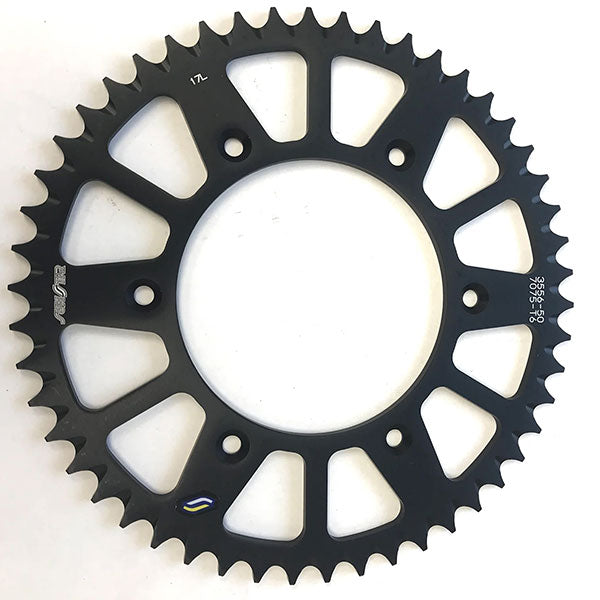 Sunstar Works Triplestar Aluminum Rear Sprocket (5-355649Bk) | MunroPowersports.com