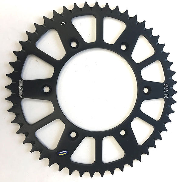 Sunstar Works Triplestar Aluminum Rear Sprocket (5-355650Bk) | MunroPowersports.com