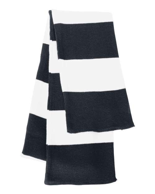 Sportsman Rugby-Striped Knit Scarf - SP02 | MunroPowersports.com