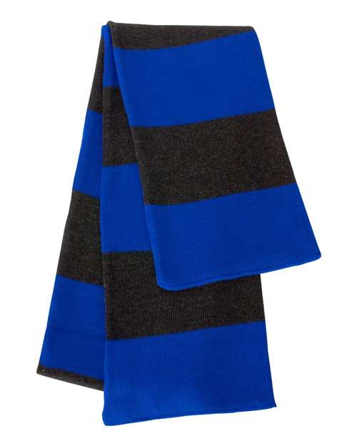 Sportsman Rugby-Striped Knit Scarf - SP02 | MunroPowersports.com