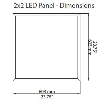 2'x2' Flat Panel LED Lighting 15-8010