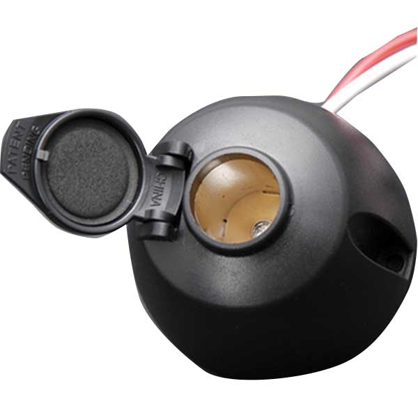 Hopkins 12-Volt Socket With Wire & Fuse (55115) | MunroPowersports.com