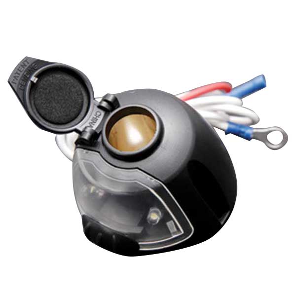 Hopkins 12-Volt Power Socket With Light (55120) | MunroPowersports.com