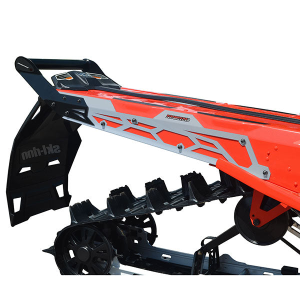 Straightline Proformance Hng Rear Bumper Skid Plate (183-235-Silver) | MunroPowersports.com