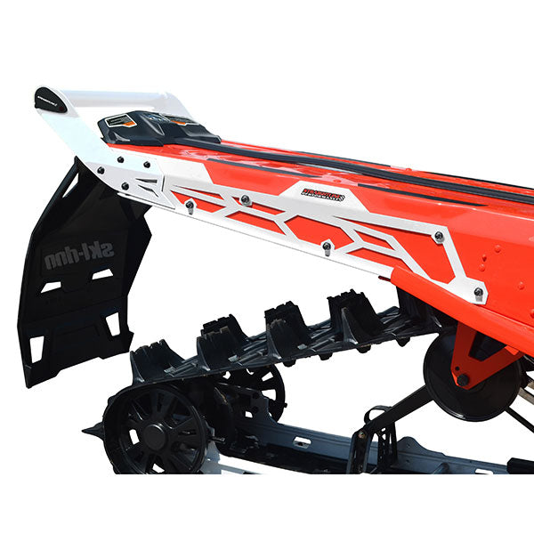 Straightline Proformance Hng Rear Bumper Skid Plate (183-235-White) | MunroPowersports.com