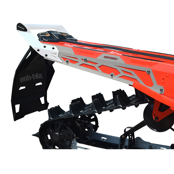 Straightline Proformance Hng Rear Bumper Skid Plate (183-237-Silver) | MunroPowersports.com