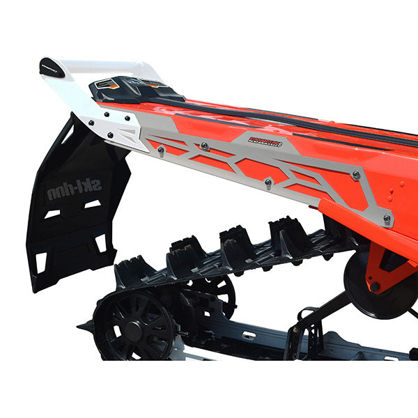 Straightline Proformance Hng Rear Bumper Skid Plate (183-238-Silver) | MunroPowersports.com