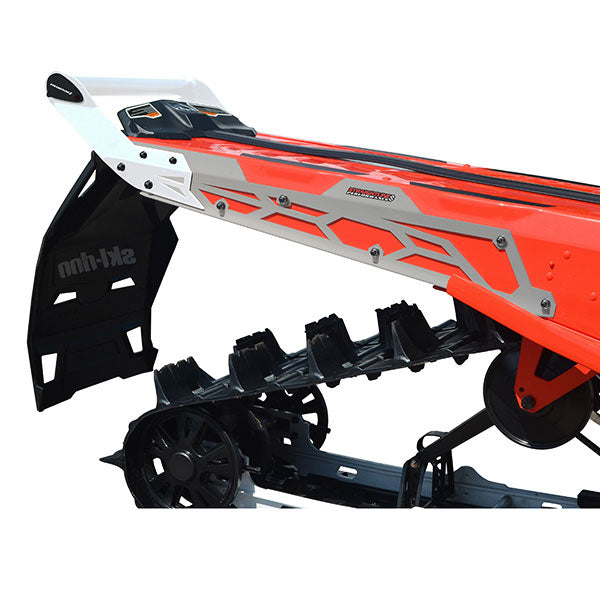 Straightline Proformance Hng Rear Bumper Skid Plate (183-239-Silver) | MunroPowersports.com